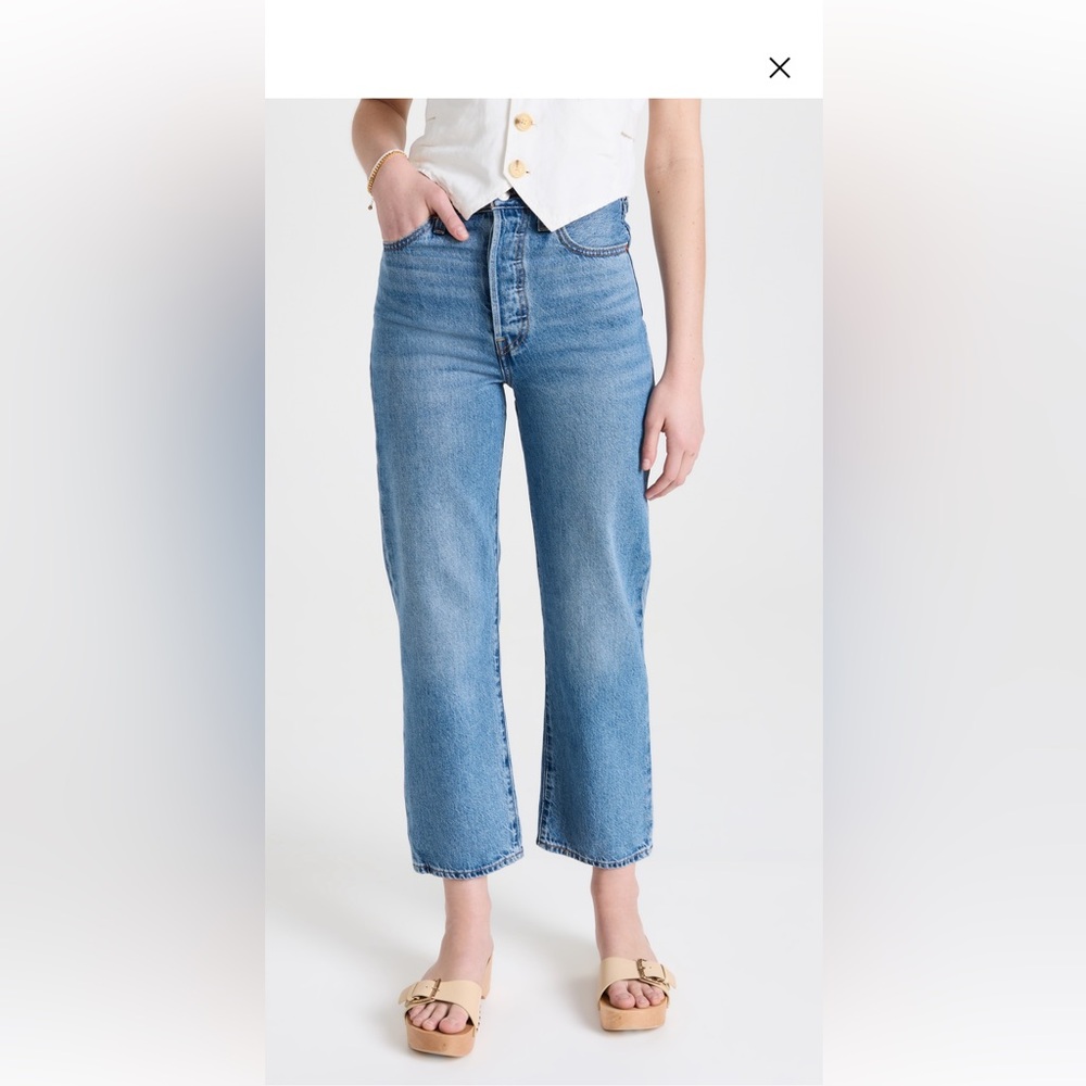 Levi's ribcage straight ankle